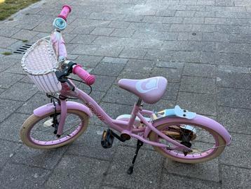 Meisjesfiets 16 inch Roze beschikbaar voor biedingen