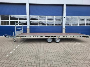 Hulco 3000 kg plateau aanhangwagen laadvloerlengte 6.10 mtr beschikbaar voor biedingen