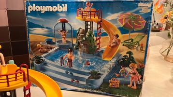 Playmobil 4858 - Openluchtzwembad met glijbaan (+ extra’s) beschikbaar voor biedingen