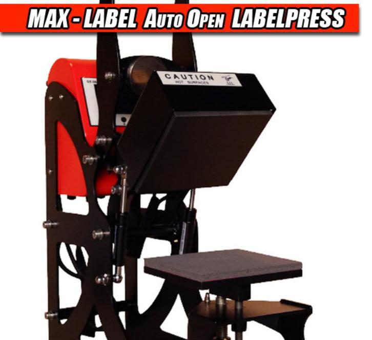 Auto Open LOGOPRESS 15x15 cm Transferpers voor prof. gebruik, Hobby en Vrije tijd, Kledingapplicaties en Hotfix, Nieuw, Ophalen of Verzenden