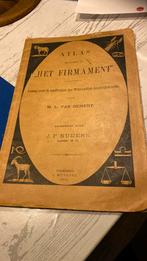 Atlas  Het Firmament  uit 1910, Antiek en Kunst, Antiek | Boeken en Bijbels, M.L.van Gemert, Ophalen of Verzenden