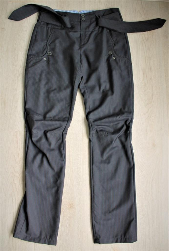 ONE STEP Bijzondere, opknoopbare Broek maat 38 (Nieuw), Kleding | Dames, Broeken en Pantalons, Nieuw, Maat 38/40 (M), Zwart, Lang