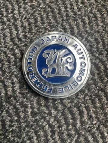J.A.F. embleem. JAPAN AUTOMOBILE FEDERATION logo. JAF beschikbaar voor biedingen