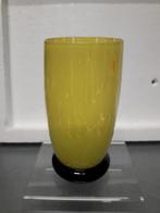 PRACHTIGE VINTAGE DECO GLAZEN VAAS in PERFECTE STAAT, Ophalen of Verzenden