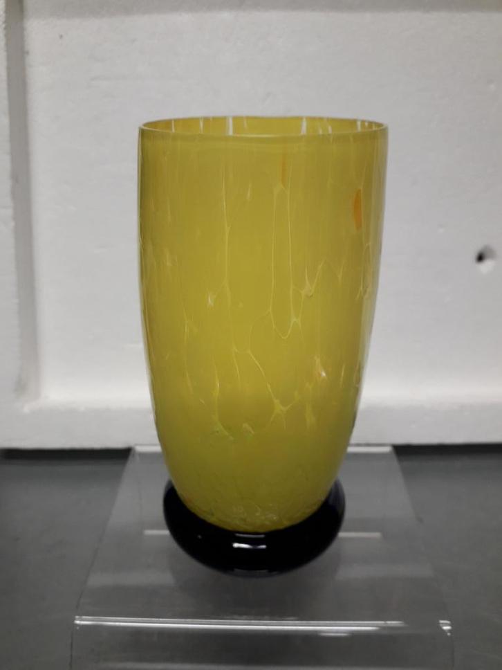 PRACHTIGE VINTAGE DECO GLAZEN VAAS in PERFECTE STAAT, Antiek en Kunst, Antiek | Glas en Kristal, Ophalen of Verzenden