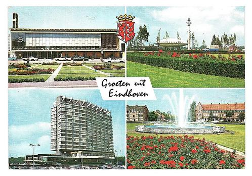 38721	Eindhoven	N Br jr 60 70 Wederopbouw	Postzegel afgeweek, Verzamelen, Ansichtkaarten | Nederland, Gelopen, Noord-Brabant, 1960 tot 1980