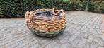 Grote buiten bloempot mand, Tuin en Terras, Ophalen, Kunststof, Minder dan 60 cm, Rond