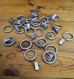 23 x gordijnringen klem diameter 38 mm, Ophalen of Verzenden, Nieuw, Overige kleuren