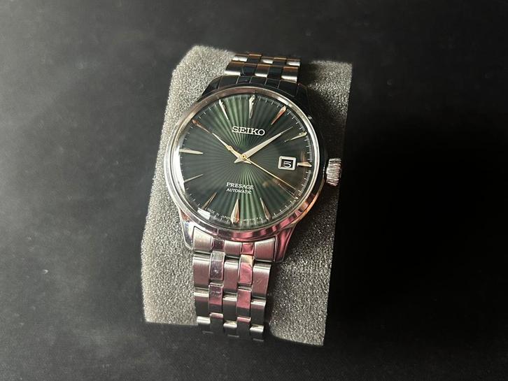Seiko presage cocktail time, Sieraden, Tassen en Uiterlijk, Sporthorloges, Nieuw, Zilver, Ophalen of Verzenden