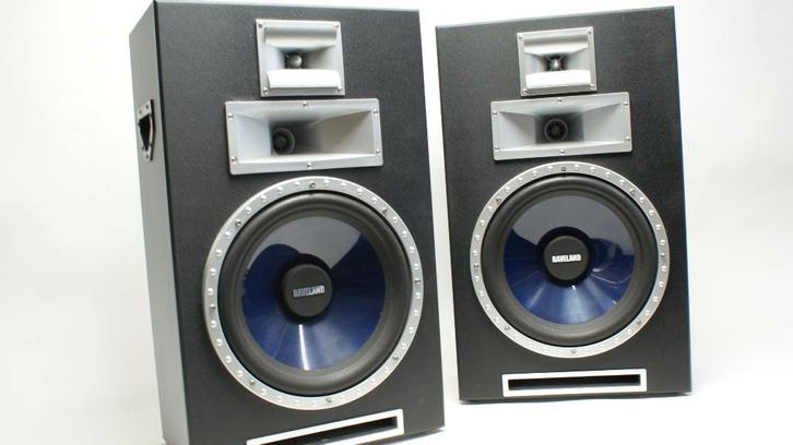 Raveland XCV 1200 Luidsprekers 600W 8Ω Set van Twee, Audio, Tv en Foto, Luidsprekers, Refurbished, Front, Rear of Stereo speakers