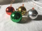 Vintage folie kerstballen made in Japan, Gebruikt, Onbekend, Ophalen of Verzenden, Onbekend