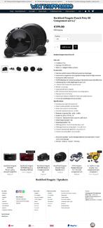 Rockford Fosgate Punch P165-SE Composet / speakers 6.5'', Audio Design, Nieuw, Am Breilingsweg 3, 76709 Kronau, Duitsland, Ophalen of Verzenden