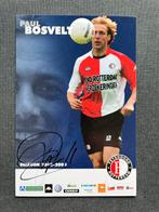 Feyenoord spelerskaart Bosvelt met handtekening, Ophalen of Verzenden, Zo goed als nieuw, Feyenoord, Spelerskaart