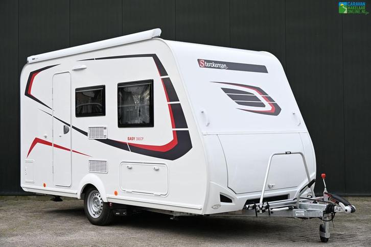 Sterckeman Easy 390 CP ‘24 Mover Luifel Elek.steunen Fiets, Caravans en Kamperen, Caravans, Bedrijf, tot en met 3, 750 - 1000 kg