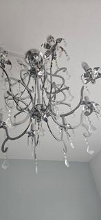 Elegante kroonluchter met kristallen details, Ophalen, Gebruikt, Glas, Klassiek