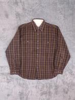 Flannel Overhemd Shirt Geruit L Vintage Vroom & Dreesmann, Kleding | Heren, Halswijdte 41/42 (L), Ophalen of Verzenden, Vroom & dreesmann