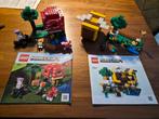 Minecraft lego 21179 en 21241, Ophalen of Verzenden, Gebruikt