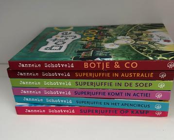 5 delen supperjuffie, 1 botje & co boeken Janneke Schotveld beschikbaar voor biedingen