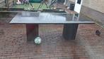 Marmeren buitentafel, Tuin en Terras, Tuintafels, Ophalen, Zo goed als nieuw, Rechthoekig, Overige materialen