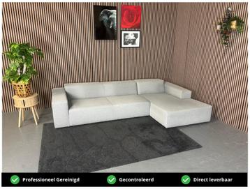 GRATIS LEVERING Strakke Loungebank Grijs 290x160 REFURBISHED beschikbaar voor biedingen