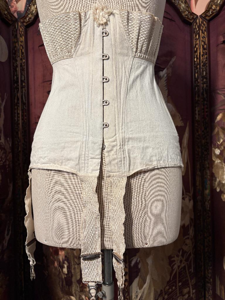 Antiek korset met stempel begin 1900, Antiek en Kunst, Verzenden, Dames