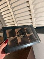 Nieuwe zwarte houten theedoos, Ophalen of Verzenden, Nieuw, Overige houtsoorten, Minder dan 50 cm