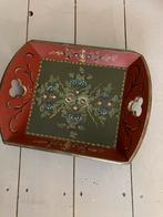 Hindeloopen dienblad, rood/groen, 35x27cm, Ophalen of Verzenden