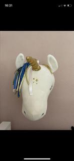 Nieuw! Prachtig unicorn eenhoorn hoofd h&m, Ophalen of Verzenden, Nieuw, Wanddecoratie