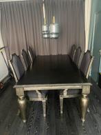 Eettafel met 6 stoelen en love seat, Huis en Inrichting, Complete eetkamers, Ophalen of Verzenden, Gebruikt, 4 tot 6 stoelen