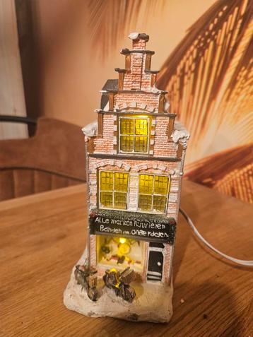 Typisch Hollands Fietsenwinkel kerstdorp winkel fietsen beschikbaar voor biedingen