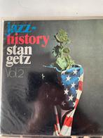 Stan Getz - Jazz History Vol. 2 LP, Cd's en Dvd's, Vinyl | Jazz en Blues, 1960 tot 1980, Gebruikt, Ophalen of Verzenden, 12 inch