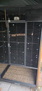 Te koop z.g.a.n. Volière, Dieren en Toebehoren, Ophalen of Verzenden, Zo goed als nieuw, Aluminium, Volière