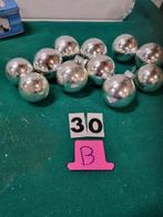 kerstballen zilver glas vintage 11x [b30], Ophalen of Verzenden