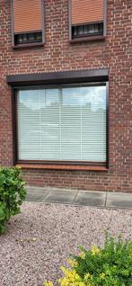 Houten jaloezieën, Huis en Inrichting, Stoffering | Gordijnen en Lamellen, Ophalen, Zo goed als nieuw, 200 cm of meer, Crème