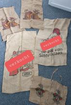 4x Jute zakken Sint & (oude) piet / strooizakken, Ophalen of Verzenden, Gebruikt