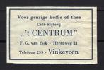 1680 Vinkenveen cafe slijterij 'T CENTRUM, Ophalen of Verzenden, Nederland