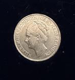 Zilveren gulden - Wilhelmina 1929, Postzegels en Munten, Munten | Nederland, 1 gulden, Zilver, Ophalen of Verzenden, Koningin Wilhelmina
