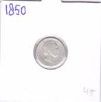 Schaarse 10 cent 1850 Willem 3 voor 45 euro. **, Postzegels en Munten, Munten | Nederland, Koning Willem III, Zilver, Ophalen of Verzenden