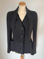Christian Dior Blazer Zwart Velour - Maat 40, Maat 38/40 (M), Zwart, Ophalen of Verzenden, Zo goed als nieuw