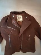 Vintage leren jasje, Kleding | Dames, Jasjes, Kostuums en Pakken, Bruin, Zo goed als nieuw, Jasje, Ophalen