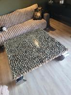 Rofra Salontafel - Drijfhout & Glas 150cm x 150cm, Huis en Inrichting, Tafels | Salontafels, Ophalen of Verzenden, Minder dan 50 cm