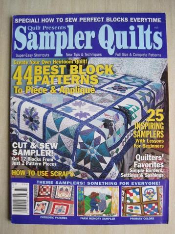 059 - Quilt Presents Sampler Quilts beschikbaar voor biedingen