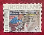Kuifje persoonlijke Postzegel - Kuifjeskrant, Postzegels en Munten, Ophalen of Verzenden, Na 1940, Gestempeld