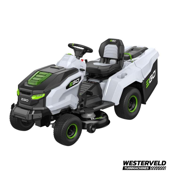 EGO accu zitmaaier met opvangbak 98cm 4x10AH accu GRATIS, Tuin en Terras, Zitmaaiers, Nieuw