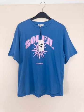 Shoeby soleil blauw met roze t-shirt maat S oversized fit beschikbaar voor biedingen