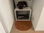 Hondenbench met ombouwkast, Dieren en Toebehoren, Ophalen, Zo goed als nieuw