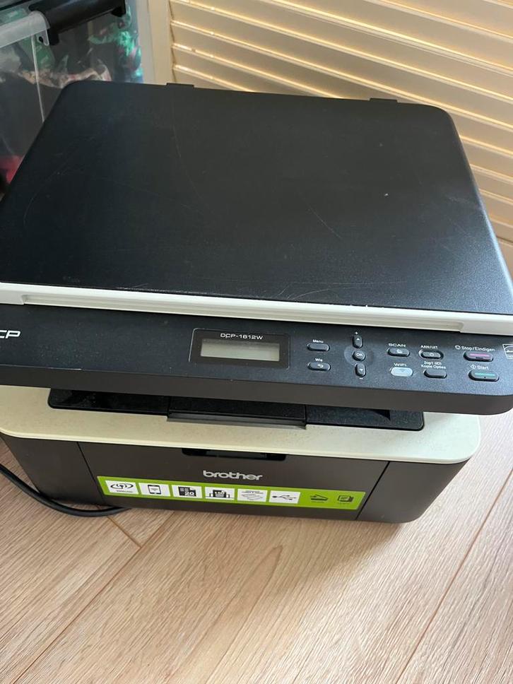 Brother DCP-1612W All-in-One Laserprinter, Computers en Software, Printers, Gebruikt, All-in-one, Laserprinter, Kopieren, Draadloos