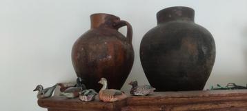 Antieke Aardewerken Kruiken  per stuk beschikbaar voor biedingen
