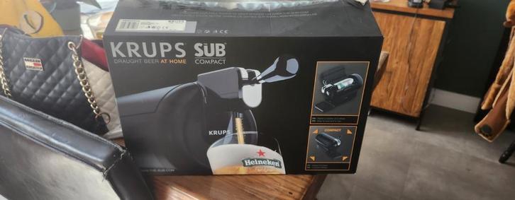 Krups SUB Compact Biertap - Nieuw in doos!, Witgoed en Apparatuur, Thuistaps, Nieuw, Krups, Ophalen of Verzenden