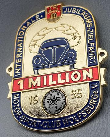 VW Grille Badge - 1 MILLION - 1955 beschikbaar voor biedingen